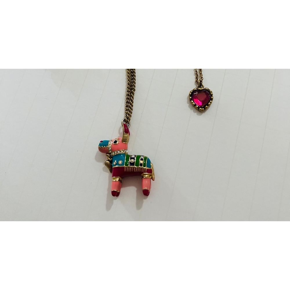 Betsey Johnson Piñata earrings and necklace set